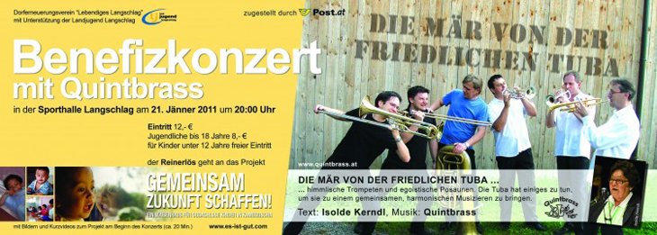 Benefizkonzert mit Quintbrass