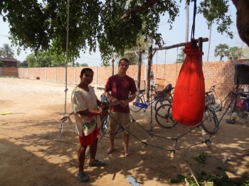 Die Strickleiter wird gebaut