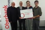 Scheckübergabe der Oberbank