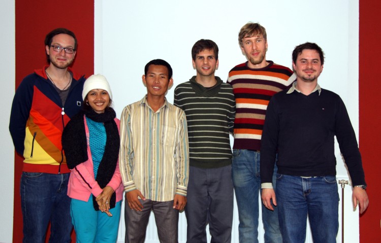 Gruppenfoto mit Christian und Peter in Wiesensfeld